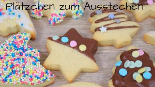 Butterplätzchen zum Ausstechen →🎄 [upl. by Atiuqad325]