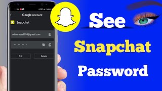 How to See Snapchat Password  How to find out my snapchat password [upl. by Schiffman]