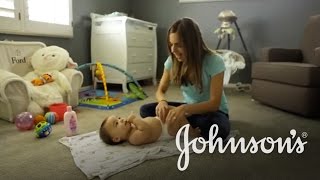 Moisturizing Baby Skin  MythConceptions  JOHNSON’S® Baby [upl. by Shulamith]