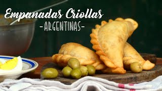 Empanadas Criollas de Carne  Argentine Beef Empanada [upl. by Ailuj539]