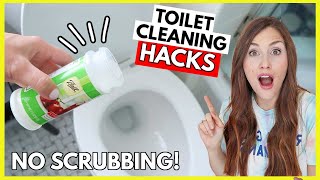 TOILET CLEANING HACKS YOU GOTTA TRY  Less Scrubbing [upl. by Ignacius]