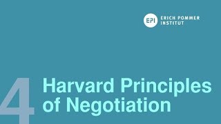 The Harvard Principles of Negotiation [upl. by Elysia]