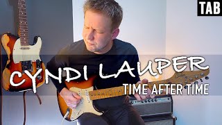 Cyndi Lauper  Time After Time  Guitar cover [upl. by Camellia747]