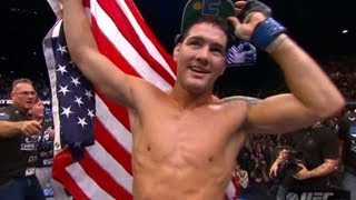 UFC 162 Weidman amp Silva Octagon Interviews [upl. by Ayekin]