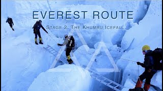 Climbing Everest  Route Breakdown  Stage 2 Khumbu Icefall [upl. by Blaire858]