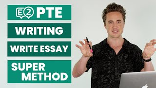 PTE Writing Write Essay  SUPER METHOD [upl. by Yelime]