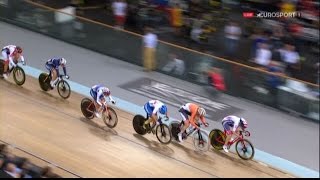 Eliminacion Europeo Pista Paris 20102016 elimination track [upl. by Nakhsa]