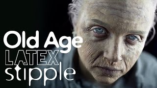 Old Age Latex Stipple Makeup Tutorial [upl. by Tizes420]