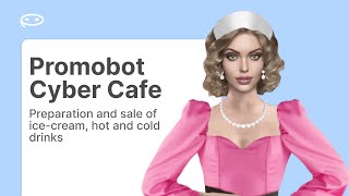 Promobot Cyber Cafe  Promobot [upl. by Henni]