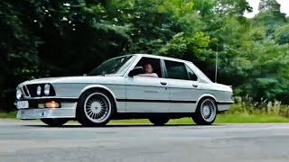 BMW Alpina B7 Turbo E28 Original oncoming sound [upl. by Carver918]