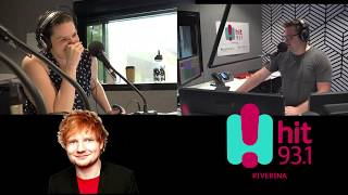 Ed Sheeran Surprises Radio Hosts Live OnAir [upl. by Newberry]