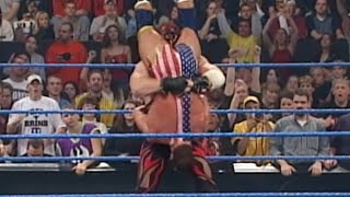 Kurt Angle vs Kane — WCW United States Championship Match SmackDown Oct 1 2001 [upl. by Thomasa]