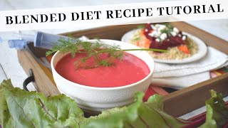 Blended Diet Recipe Tutorial for Tube Feeding [upl. by Goode]