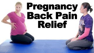 5 Best Pregnancy Lower Back Pain Relief Exercises  Ask Doctor Jo [upl. by Rafat359]