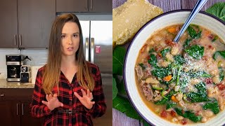 Italian White Bean amp Sausage Soup [upl. by Blackmore]