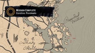 Carolina Parakeet Locations RDR2 Mission Guide [upl. by Llerrad]