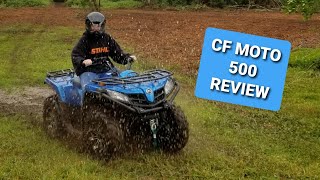 CFMoto CForce 500s ATV review and comparison [upl. by Lanevuj334]