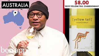 Sommelier Tries 20 Red Wines Under 15  World of Wine  Bon Appétit [upl. by Nimesh]