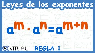 👉 Leyes de los Exponentes  Regla 1 [upl. by Lelah]