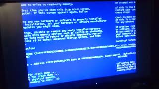 DVD SCREENSAVER HITS CORNER HAS BSOD [upl. by Ardnoid21]