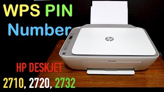 WPS PIN Number For HP DeskJet 2710 2720 amp 2732 Allinone Printer [upl. by Bridget]