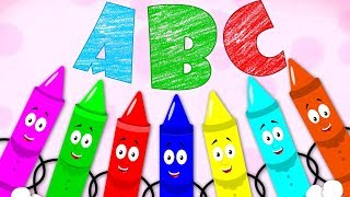 Crayons ABC Song  Crayons Nursery Rhymes  Baby Songs  Children Rhyme [upl. by Nabru621]