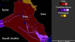 The Invasion Of Iraq Every Hour March 17May 1 [upl. by Jeannine]