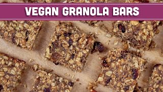 Homemade Granola Bars Vegan amp Gluten Free  Mind Over Munch [upl. by Amin]