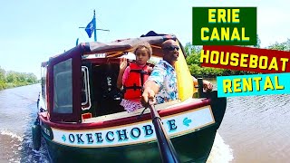 ERIE CANAL HOUSEBOAT RENTAL  2020 [upl. by Notgnilliw]