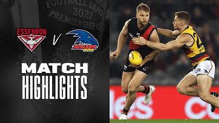 Essendon v Adelaide Crows Highlights  Round 17 2021  AFL [upl. by Eelyam]