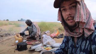 Camping in the India Desert on the Pakistan Border 🇮🇳 [upl. by Nnaarat997]