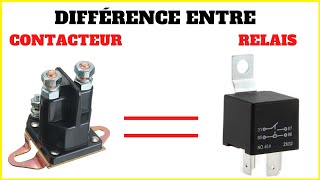 🔧 DIFFERENCE ENTRE RELAIS ET CONTACTEUR 🔵 [upl. by Ornie]