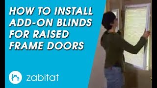 How to Install ODL AddOn Blinds for Raised Frame Doors [upl. by Teresita]