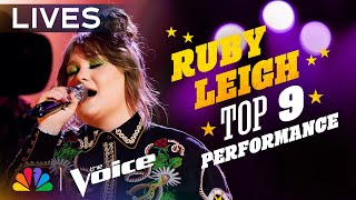 Ruby Leigh Performs quotTake Me Home Country Roadsquot by John Denver  The Voice Lives  NBC [upl. by Ztnarf]