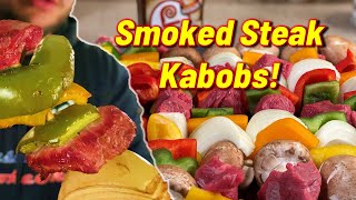 Pit Boss Pellet Smoker Steak Kabobs [upl. by Anila117]