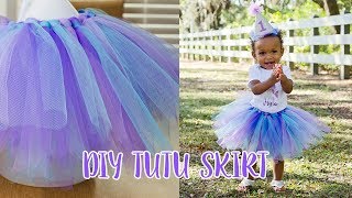 HOW TO MAKE AN EASY TUTU SKIRT  Simply Dovie [upl. by Ansela]