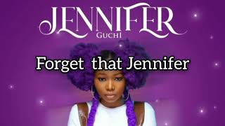 Guchi  Jennifer Official Lyrics Video [upl. by Anihsat764]