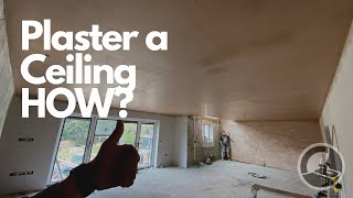 Beginners Guide How To Plaster a Ceiling [upl. by Gilberte]