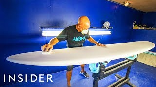 How Surfboards Are Made  The Making Of [upl. by Yetnruoc]