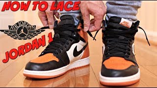 3 WAYS HOW I LACE amp STYLE MY JORDAN 1 [upl. by Bush]