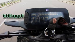 Honda CB150R Exmotion  THAI  Top Speed 140kmph  Test Run1 [upl. by Odele989]