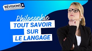 Le langage fiche de révisions  Bac de philosophie  Terminale [upl. by Aittam529]