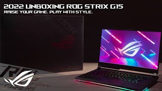 Unboxing the ROG Strix G15 2022  ROG [upl. by Voss]