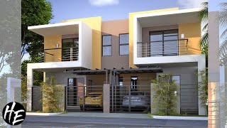 House Design Ideas l 3 Modern Duplex House Designs [upl. by Onaicilef559]