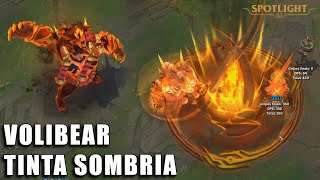 Volibear Tinta Sombria Skin Spotlight PREVIA [upl. by Anirtep510]