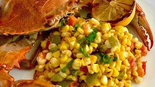 Louisiana Corn Maque Choux  Poppa Earles Recipes [upl. by Ayekel723]