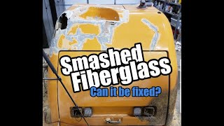 Smashed Fiberglass  Repair  How we do it at KFS [upl. by Gonzalez57]