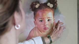 How to make a pastel portrait step by step read description [upl. by Ladew]