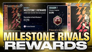 DIVISION RIVALS MILESTONE REWARDS FIFA 22 [upl. by Akiehsal]