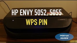 “WPS PIN” of HP Envy 5052 5055 Printer review [upl. by Sateia71]